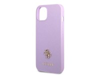 Funda r�gida Guess GUHCP13SPS4MU para iPhone 13 mini de 5,4" en color morado/morado, con carcasa Saf