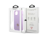 Funda r�gida Guess GUHCP13SPS4MU para iPhone 13 mini de 5,4" en color morado/morado, con carcasa Saf