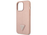 Guess GUHCP14LPSATLP iPhone 14 Pro 6.1 "pink / pink hardcase SaffianoTriangle Logo Guess GUHCP14LPSATLP iPhone 14 Pro 6.1 "pink / pink hardcase SaffianoTriangle Logo