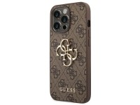 Guess GUHCP14X4GMGBR iPhone 14 Pro Max 6,7" brazowy/marrón estuche rígido 4G Big Metal Logo Guess GUHCP14X4GMGBR iPhone 14 Pro Max 6,7" brazowy/marrón estuche rígido 4G Big Metal Logo