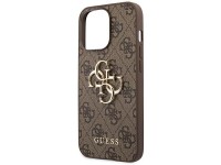 Guess GUHCP14X4GMGBR iPhone 14 Pro Max 6,7" brazowy/marrón estuche rígido 4G Big Metal Logo Guess GUHCP14X4GMGBR iPhone 14 Pro Max 6,7" brazowy/marrón estuche rígido 4G Big Metal Logo