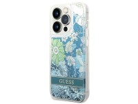 Guess GUHCP14LLFLSN iPhone 14 Pro 6.1" green/green hardcase Flower Liquid Glitter Guess GUHCP14LLFLSN iPhone 14 Pro 6.1" green/green hardcase Flower Liquid Glitter
