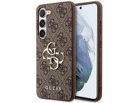 Guess GUHCS23S4GMGBR S23 S911 capa rígida marrom/marrom 4G com logotipo grande em metal Guess GUHCS23S4GMGBR S23 S911 capa rígida marrom/marrom 4G com logotipo grande em metal
