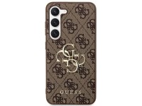 Guess GUHCS23S4GMGBR S23 S911 capa rígida marrom/marrom 4G com logotipo grande em metal Guess GUHCS23S4GMGBR S23 S911 capa rígida marrom/marrom 4G com logotipo grande em metal