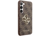 Guess GUHCS23S4GMGBR S23 S911 capa rígida marrom/marrom 4G com logotipo grande em metal Guess GUHCS23S4GMGBR S23 S911 capa rígida marrom/marrom 4G com logotipo grande em metal