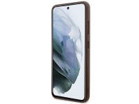 Guess GUHCS23S4GMGBR S23 S911 capa rígida marrom/marrom 4G com logotipo grande em metal Guess GUHCS23S4GMGBR S23 S911 capa rígida marrom/marrom 4G com logotipo grande em metal
