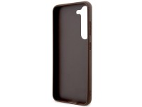 Guess GUHCS23S4GMGBR S23 S911 capa rígida marrom/marrom 4G com logotipo grande em metal Guess GUHCS23S4GMGBR S23 S911 capa rígida marrom/marrom 4G com logotipo grande em metal
