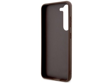 Guess GUHCS23S4GMGBR S23 S911 brown/brown hardcase 4G Big Metal Logo Guess GUHCS23S4GMGBR S23 S911 brown/brown hardcase 4G Big Metal Logo