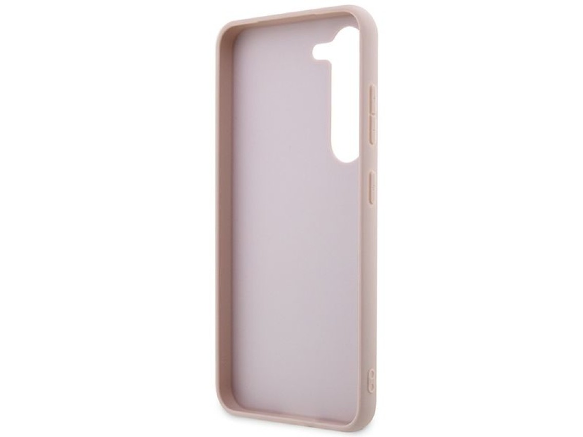 Guess GUHCS23S4GMGPI S23 S911 pink/pink hardcase 4G Big Metal Logo