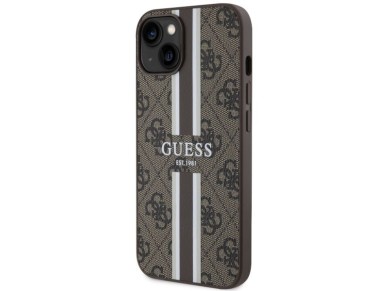 Guess GUHMP14MP4RPSW iPhone 14 Plus 6.7" brown/brown hardcase 4G Printed Stripes MagSafe Guess GUHMP14MP4RPSW iPhone 14 Plus 6.7" brown/brown hardcase 4G Printed Stripes MagSafe