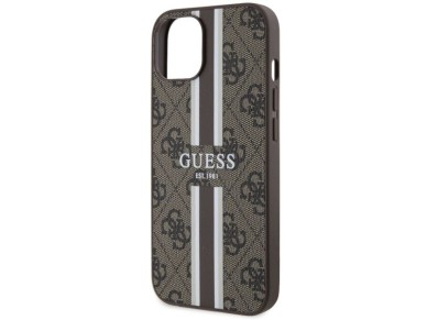 Guess GUHMP14MP4RPSW iPhone 14 Plus 6.7" brown/brown hardcase 4G Printed Stripes MagSafe Guess GUHMP14MP4RPSW iPhone 14 Plus 6.7" brown/brown hardcase 4G Printed Stripes MagSafe