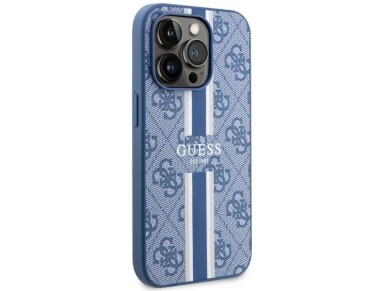 Guess GUHMP14LP4RPSB iPhone 14 Pro 6.1" blue/blue hardcase 4G Printed Stripes MagSafe Guess GUHMP14LP4RPSB iPhone 14 Pro 6.1" blue/blue hardcase 4G Printed Stripes MagSafe