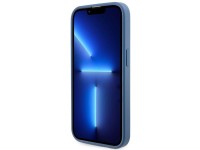 Capa rígida Guess GUHMP14LP4RPSB para iPhone 14 Pro 6.1" azul/azul com listras impressas, compatível Capa rígida Guess GUHMP14LP4RPSB para iPhone 14 Pro 6.1" azul/azul com listras impressas, compatível