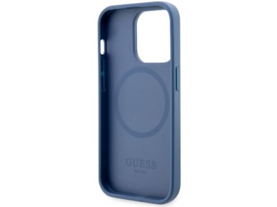 Guess GUHMP14LP4RPSB iPhone 14 Pro 6.1" blue/blue hardcase 4G Printed Stripes MagSafe Guess GUHMP14LP4RPSB iPhone 14 Pro 6.1" blue/blue hardcase 4G Printed Stripes MagSafe