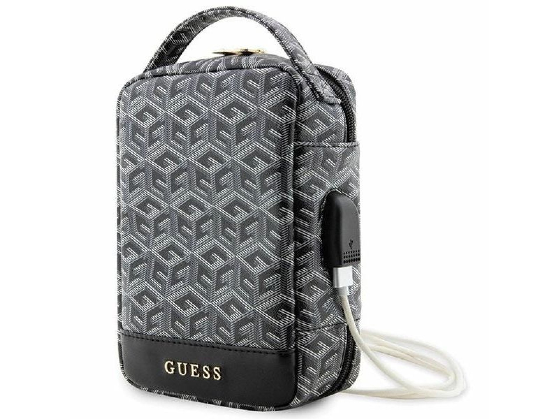 Organizador de bolso Guess GUHBHGCFSEK negro/negro GCube Stripe