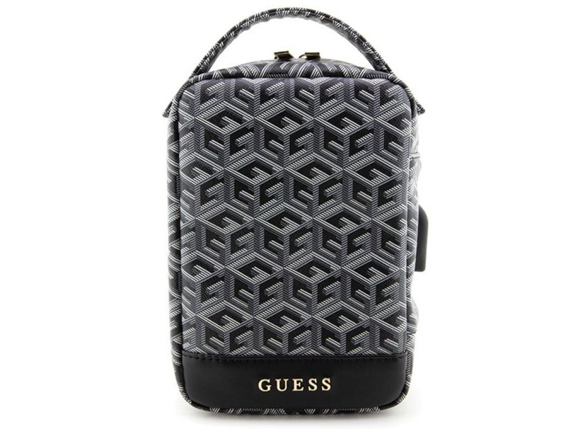 Organizador de bolso Guess GUHBHGCFSEK negro/negro GCube Stripe