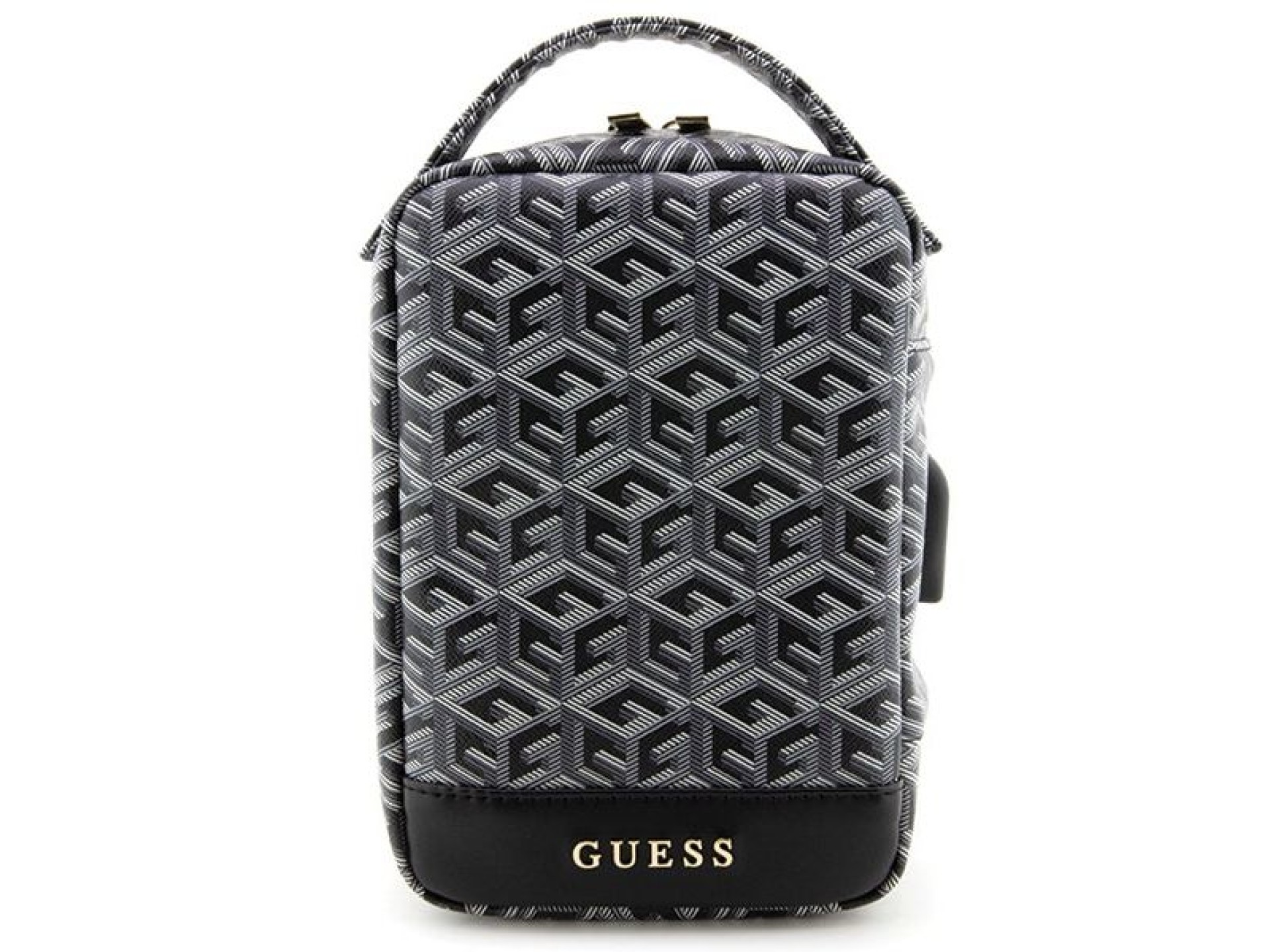 Organizador de bolso Guess GUHBHGCFSEK negro/negro GCube Stripe