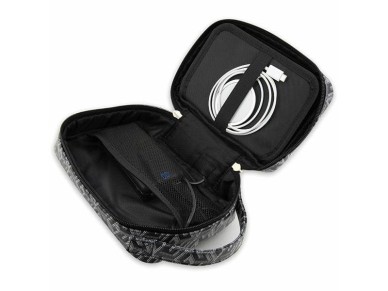 Organizador de bolso Guess GUHBHGCFSEK negro/negro GCube Stripe