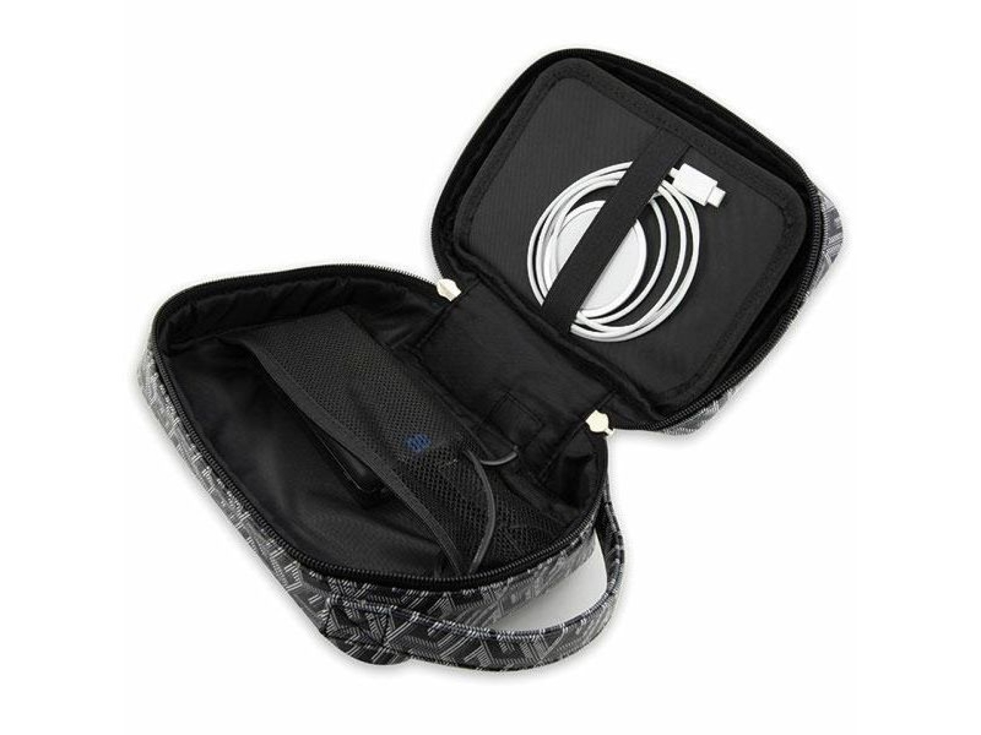 Organizador de bolso Guess GUHBHGCFSEK negro/negro GCube Stripe
