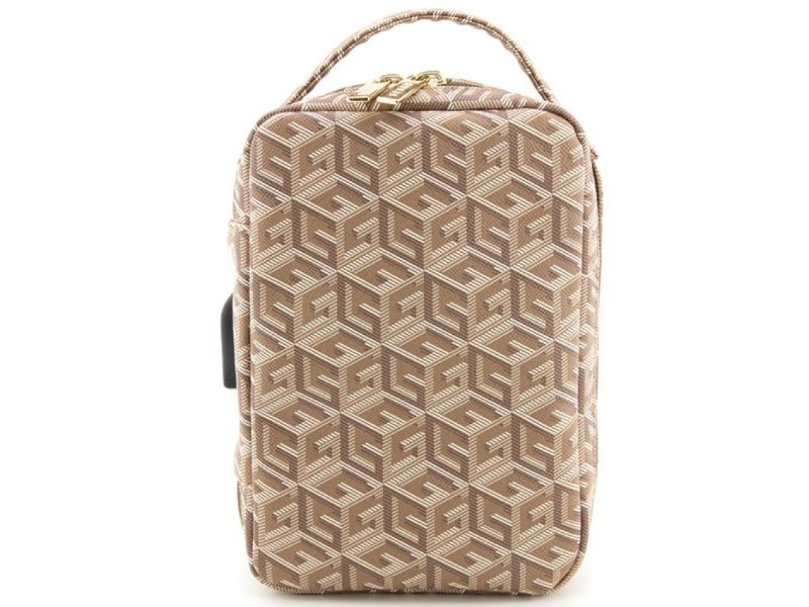 Bolsa organizadora Guess GUHBHGCFSEW - marrom GCube Stripe