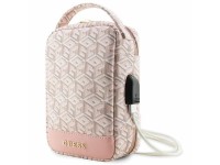 Organizador de bolso Guess GUHBHGCFSEP rosa/rosa GCube Stripe