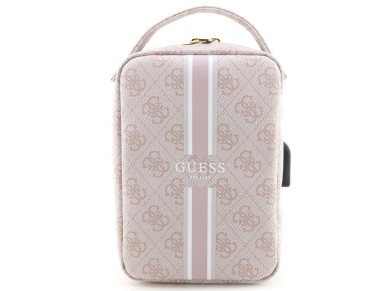 Organizador Guess Bag GUHBP4RPSP rosa/rosa 4G con rayas estampadas