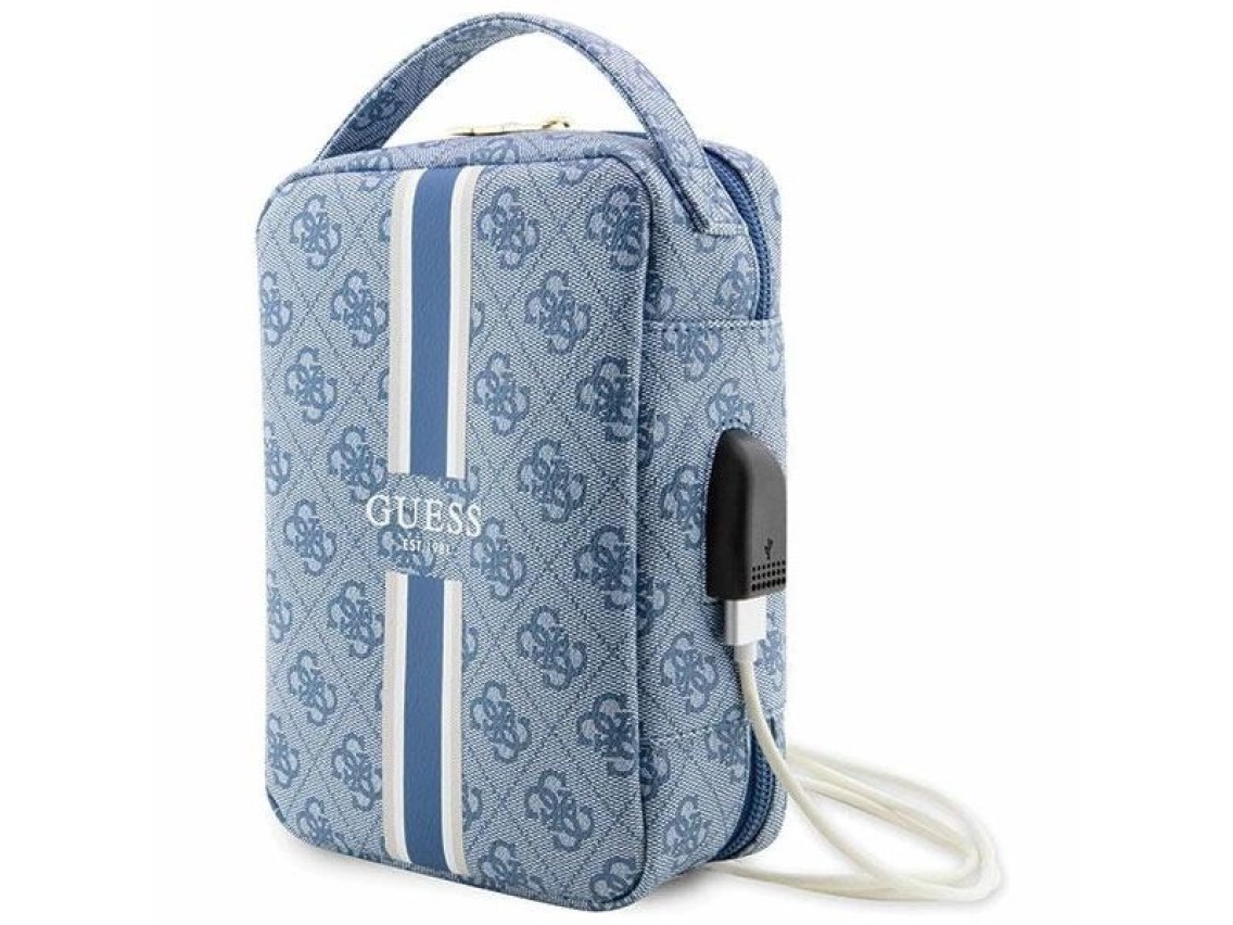 Guess Bag GUHBP4RPSB Organizer blue/blue 4G Printed Stripes