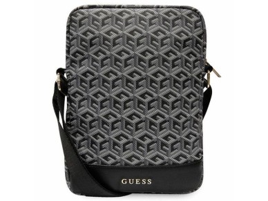 Bolso Guess GUTB10HGCFSEK de 25 cm (10") negro/negro GCube Stripe para tablet