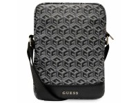 Bolso Guess GUTB10HGCFSEK de 25 cm (10") negro/negro GCube Stripe para tablet