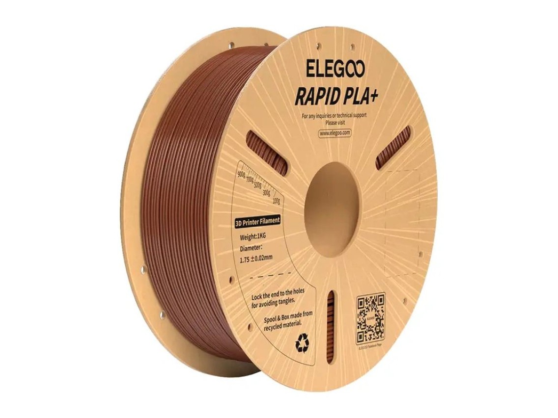 ELEGOO Rapid PLA+ Filament (Brown)