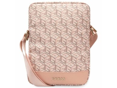 Bolso Guess GUTB10HGCFSEP de 25 cm (10") rosa/rosa GCube Stripe para tablet