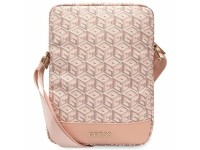 Bolso Guess GUTB10HGCFSEP de 25 cm (10") rosa/rosa GCube Stripe para tablet