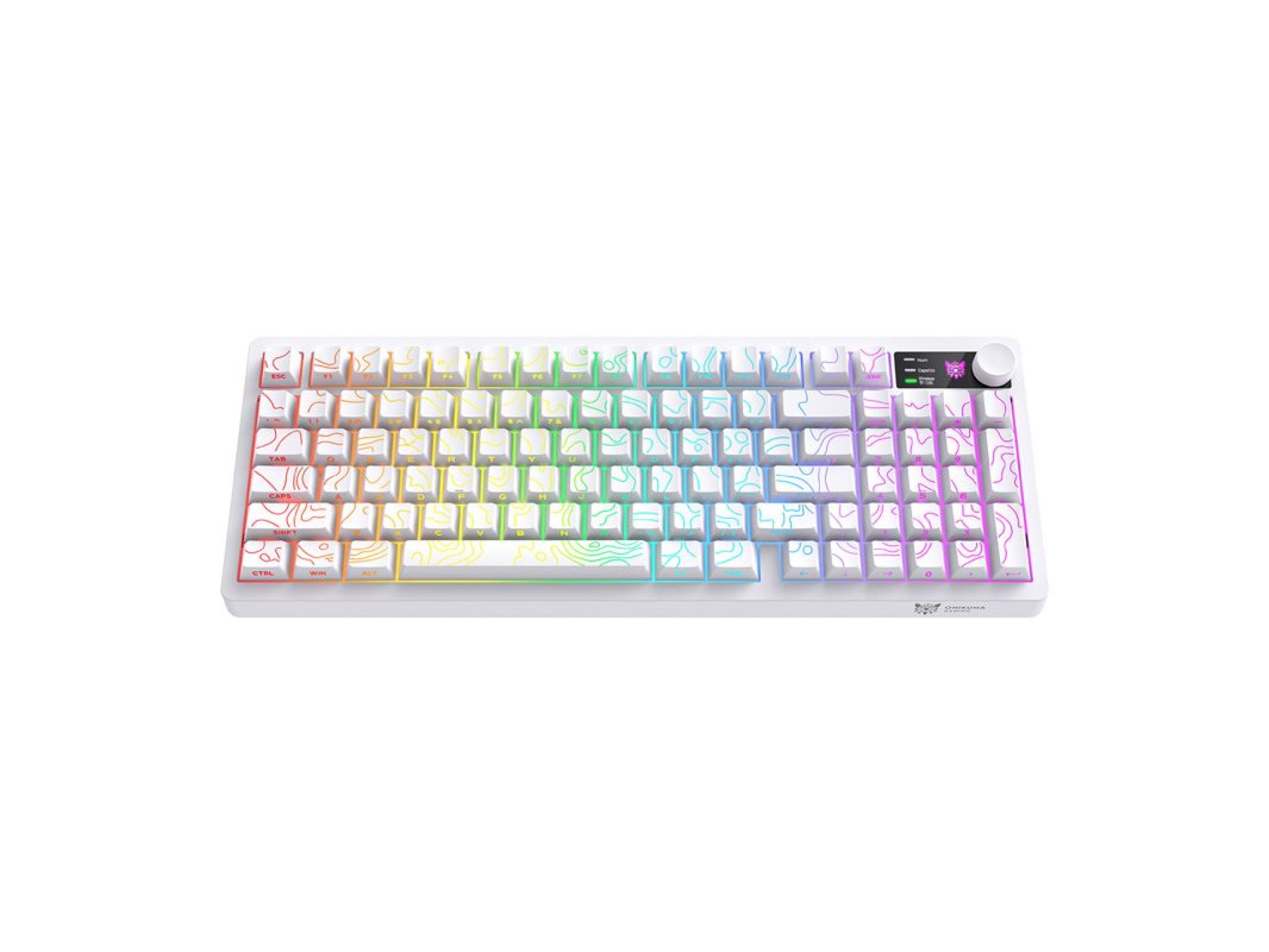 Teclado para juegos Onikuma MT902 (Blanco)
