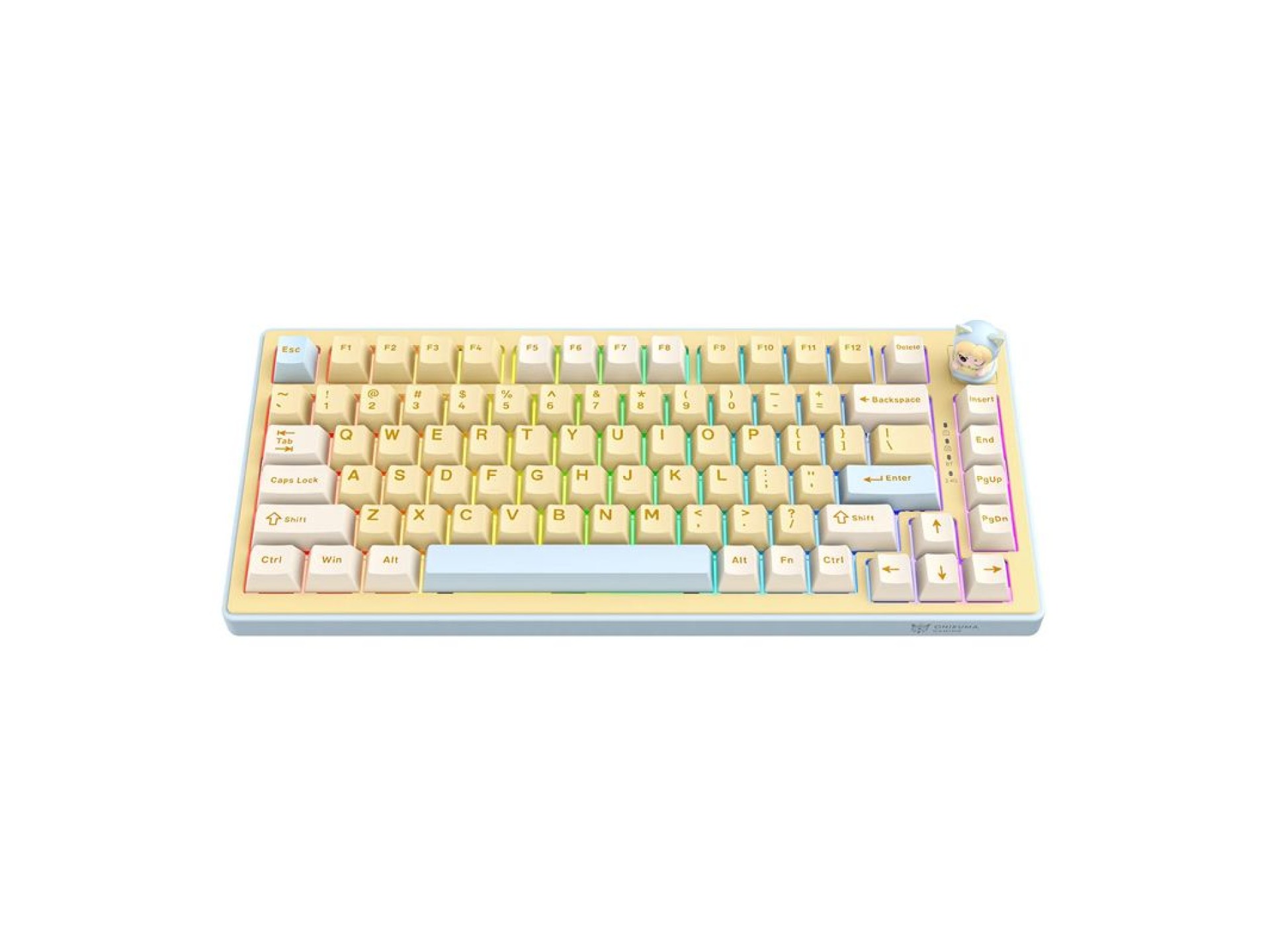 Onikuma MT707 Gaming Keyboard (Yellow)