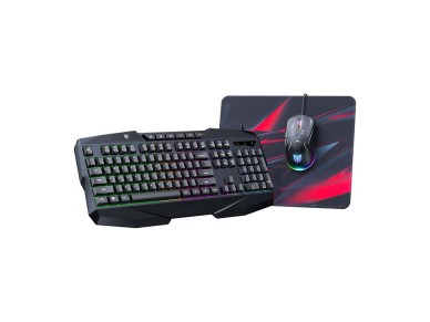 Conjunto de juegos 3 en 1 Onikuma TZ3006: Teclado + Rat�n + Alfombrilla de rat�n