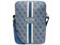 Bolso Guess GUTB10P4RPSB de 10" azul/azul con rayas 4G para tablet.