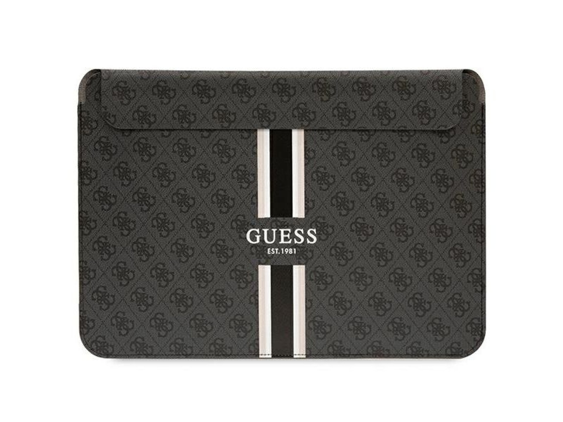 Capa Guess 4G com estampa de listras para laptop de 14