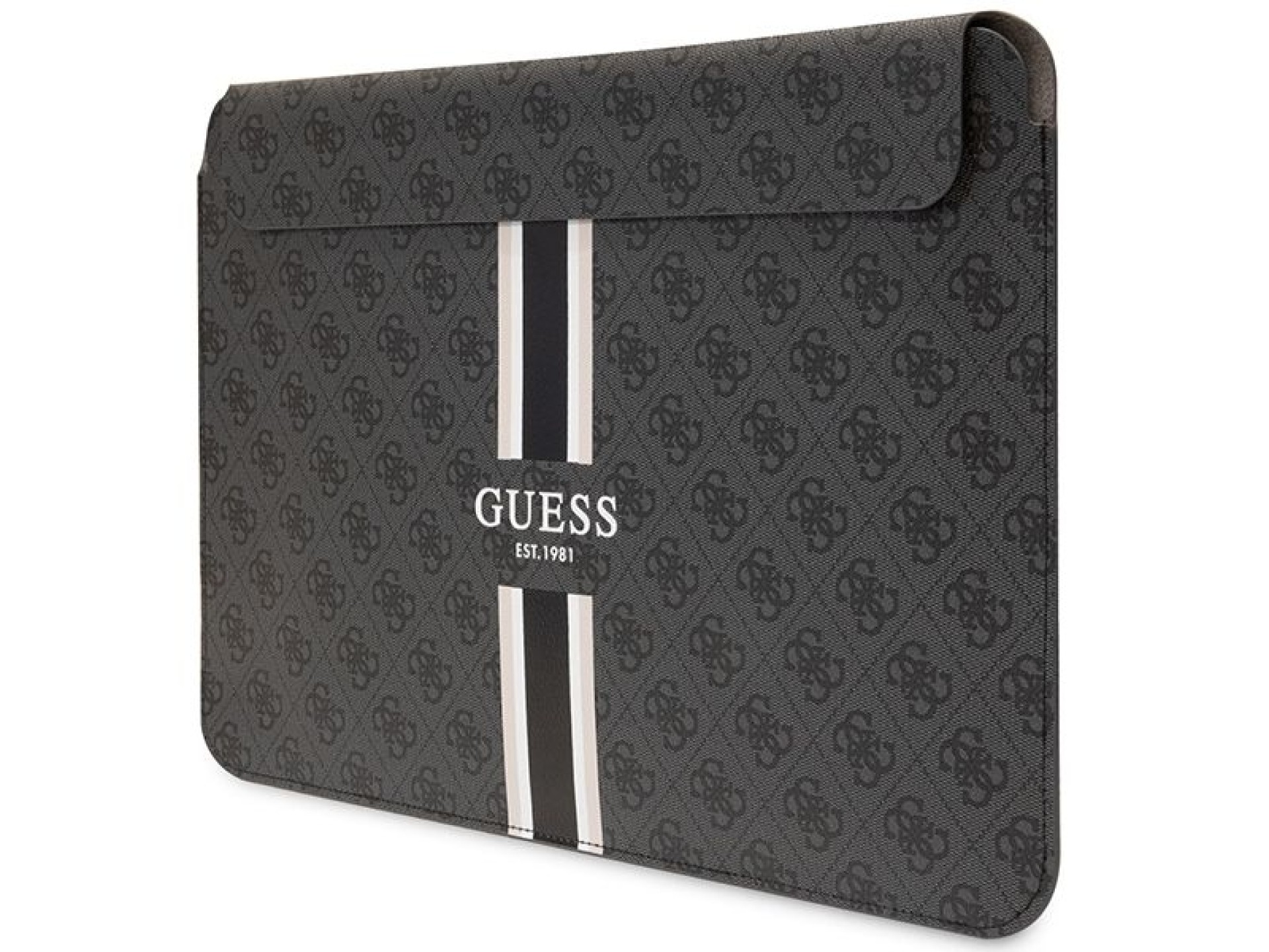 Capa Guess 4G com estampa de listras para laptop de 14