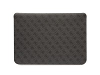 Capa Guess 4G com estampa de listras para laptop de 14" - preta Capa Guess 4G com estampa de listras para laptop de 14" - preta