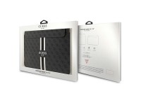 Capa Guess 4G com estampa de listras para laptop de 14" - preta Capa Guess 4G com estampa de listras para laptop de 14" - preta
