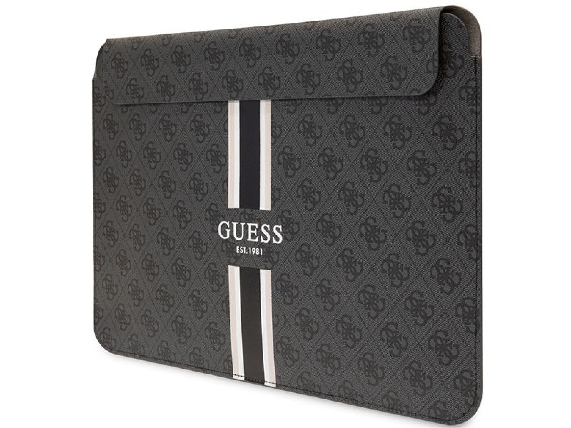 Capa Guess 4G com estampa de listras para laptop de 16