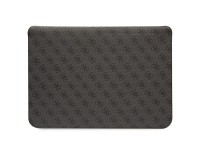 Capa Guess 4G com estampa de listras para laptop de 16" - preta Capa Guess 4G com estampa de listras para laptop de 16" - preta