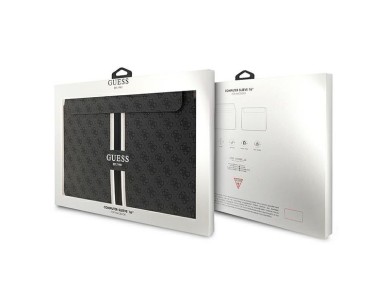 Guess 4G Printed Stripes cover for a 16" laptop - black Guess 4G Printed Stripes cover for a 16" laptop - black