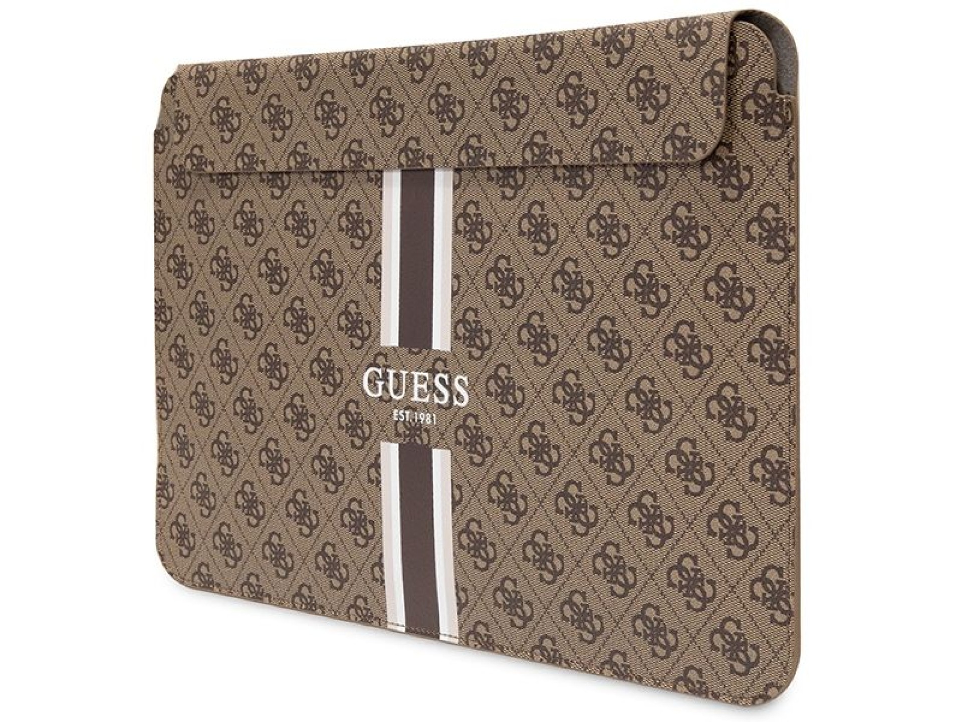 Capa Guess 4G com estampa de listras para laptop de 14