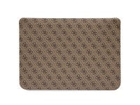 Capa Guess 4G com estampa de listras para laptop de 14" - marrom Capa Guess 4G com estampa de listras para laptop de 14" - marrom