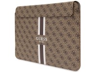 Guess 4G Printed Stripes cover for a 16" laptop - brown Guess 4G Printed Stripes cover for a 16" laptop - brown