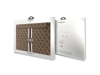 Guess 4G Printed Stripes cover for a 16" laptop - brown Guess 4G Printed Stripes cover for a 16" laptop - brown