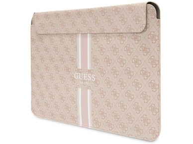 Guess 4G Printed Stripes cover for a 14" laptop - pink Guess 4G Printed Stripes cover for a 14" laptop - pink