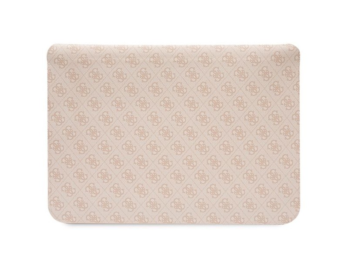 Guess 4G Printed Stripes cover for a 14" laptop - pink