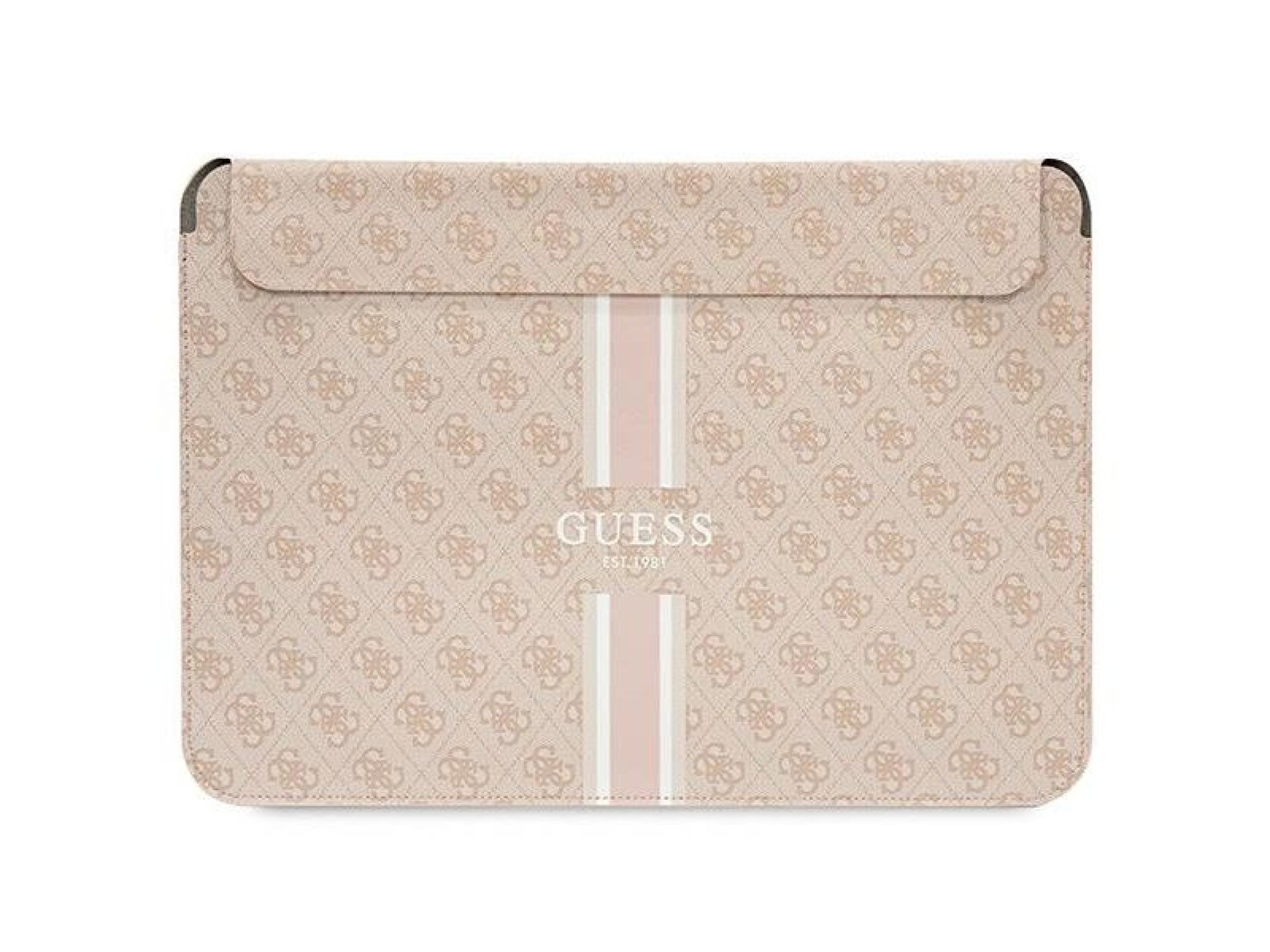 Capa Guess 4G com estampa de listras para laptop de 16